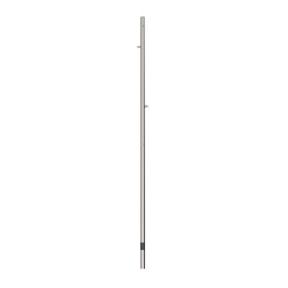 Habo Heather 01 håndklædetørrer, poleret rustfrit stål, 45 W, 74 x 1710 mm