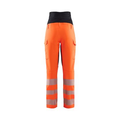 Blåkläder 7100 graviditets high vis buks 4-vejs stretch, hi-vis orange/sort