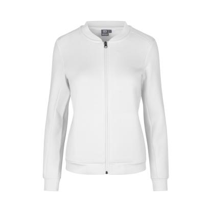 ID PRO Wear 0367 sweat cardigan, dame, hvid