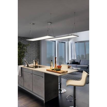 EGLO SALOBRENA 1 LED panellampe, 120 x 30 cm, hvid