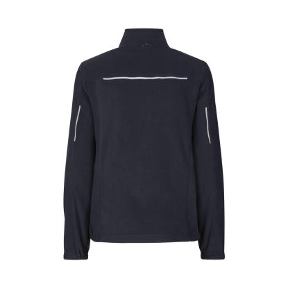 ID 0793 Zip-n-Mix mikrofleece cardigan med refleks, dame, navy