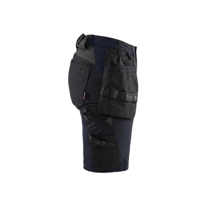 Blåkläder 7183 dame håndværker shorts 4-vejs stretch, mørk marineblå/sort