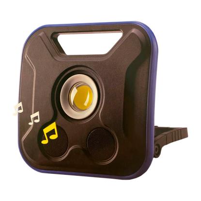 BATO arbejdslampe med bluetooth højttaler, genopladelig, 20W, 500/1000/2000 lumen
