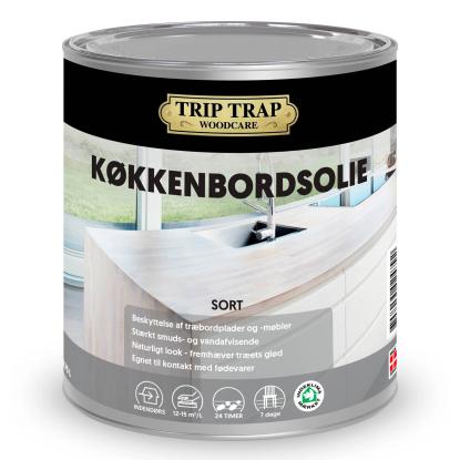 Trip Trap køkkenbordsolie, sort - 750 ml