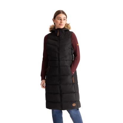 Trespass AUDREY GILET lang vest, dame, sort