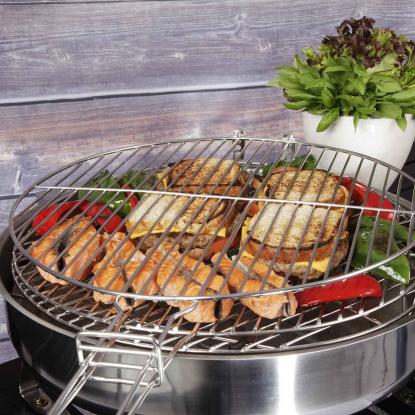 Muurikka dobbelt grillrist, rund, Ø40 cm