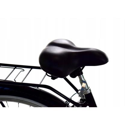 Dallas bike damecykel med 7 gear, 28", foldbar, sort