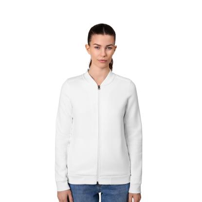 ID PRO Wear 0367 sweat cardigan, dame, hvid