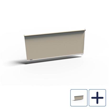 Platinum Sun & Shade Coolfit udendørs rullegardin til pergola, naturhvid, 240 cm