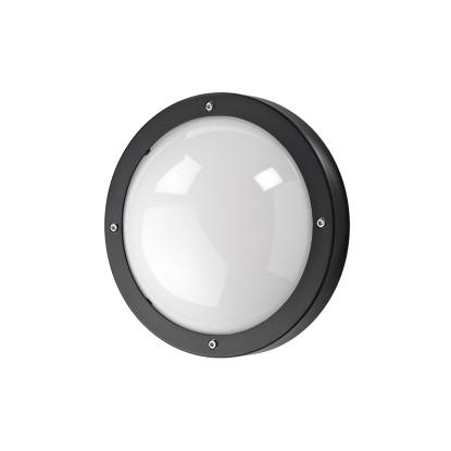 SG Armaturen Primo LED væglampe med skumringsrelæ, Ø27 cm, IP65, sort