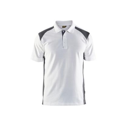 Blåkläder 3324 poloshirt, hvid/mørk grå