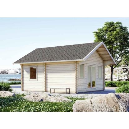 Luoman Lillevilla Teeri havehus med hems og tre rum - 28,5 m²