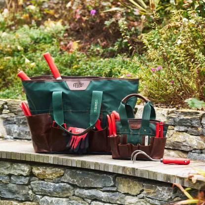 FELCO 481 havetaske, canvas, grøn