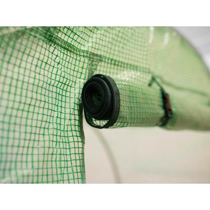 Drivhus, plast, grøn, 300 x 200 cm - 6 m²