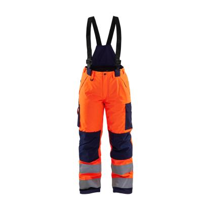 Blåkläder 7885 dame high vis vinter buks, hi-vis orange/marineblå