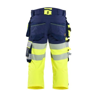 Blåkläder 1123 high vis knickers 4-vejs stretch, hi-vis gul/marineblå