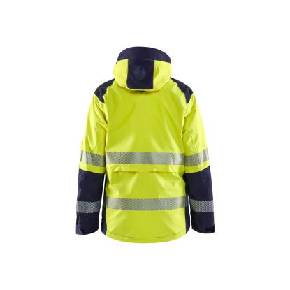 Blåkläder 4436 dame high vis skaljakke, hi-vis gul/marineblå