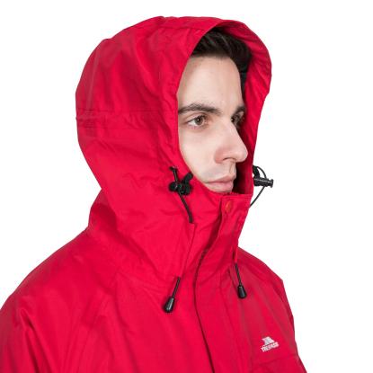 Trespass CORVO JACKET vindtæt regnjakke, herre, rød