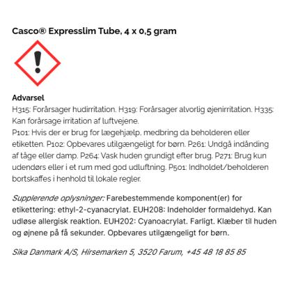 Casco ekspreslim, 0,5 g - 4 stk.