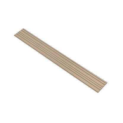 I-Wood Medio+ Mixed akustikpanel, ubehandlet natur, beige filt og sort kerne, egefiner, 17 x 300 mm