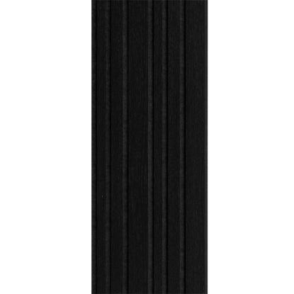 I-Wood Basic Mixed akustikpanel, sortmalet, sort filt og sort kerne, egefiner, 17 x 300 mm 