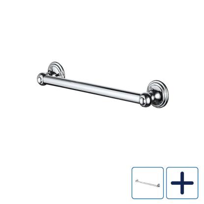 Haceka Allure håndklædestang, krom/rustfri stål
