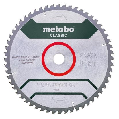 Metabo rundsavsklinge, 305 x 2,4 x 30 mm, 56 tænder