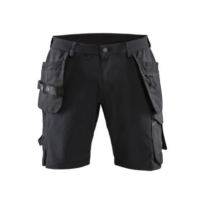 Blåkläder 1520 håndværker shorts 4-vejs stretch, sort/mørk grå