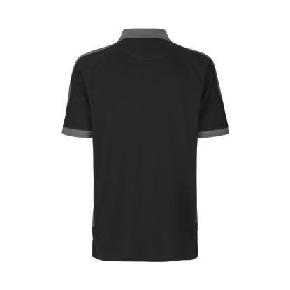 ID PRO Wear 0322 poloshirt med kontrast, sort
