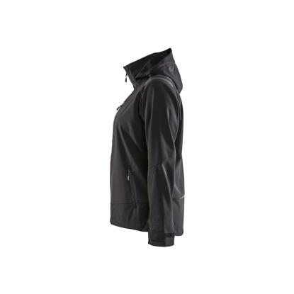 Blåkläder 4719 dame softshell jakke, sort/hi-vis gul