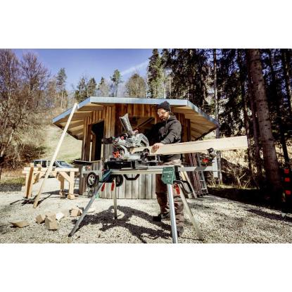 Metabo KGS 18 LTX BL 305 kap-/geringssav, 18V, med 2 x 8,0 Ah batteri og lader