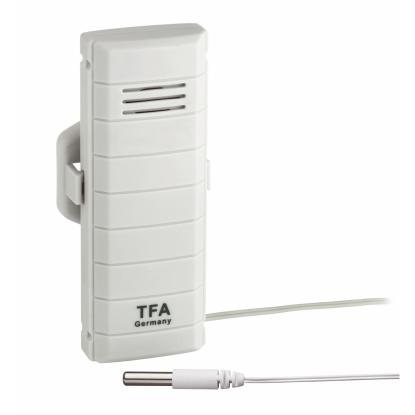 TFA WeatherHub temperatursender med vandtæt kabelsensor
