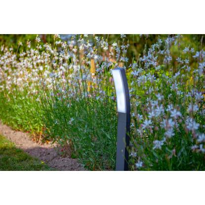 LUTEC KIRA udendørs LED bedlampe, 1 lyskilde, H74 cm, IP54, mørk grå