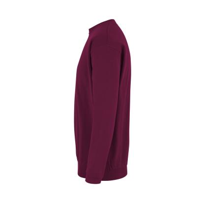 ID 0600 sweatshirt, klassisk, bordeaux