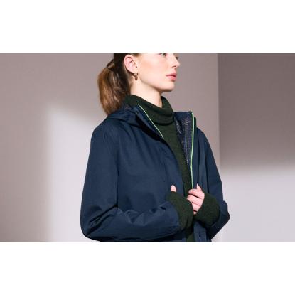 ID 0831 Regnjakke, performance, dame, navy