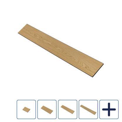 I-Wood UniPanel vægbeklædning, klar olieret, sort kerne, egefiner, 17 x 290 mm