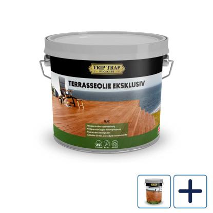 Trip Trap terrasseolie eksklusiv, teak