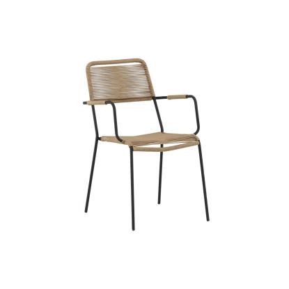 Venture Design Lindos havestol med armlæn, sort/brun