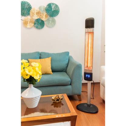 Luxeva Smart el terrassevarmer med fjernbetjening og app, hvid - 2500 W