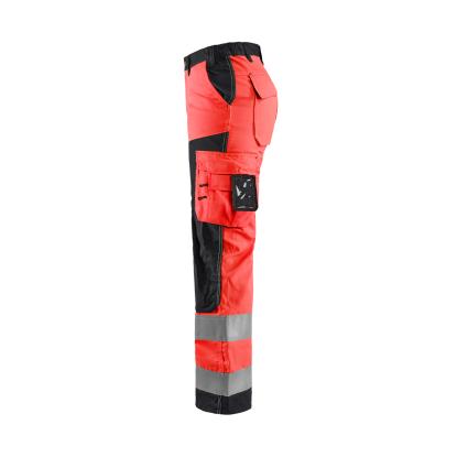 Blåkläder 7155 dame high vis buks, hi-vis rød/sort