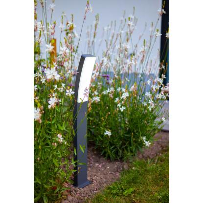 LUTEC KIRA udendørs LED bedlampe, 1 lyskilde, H74 cm, IP54, mørk grå