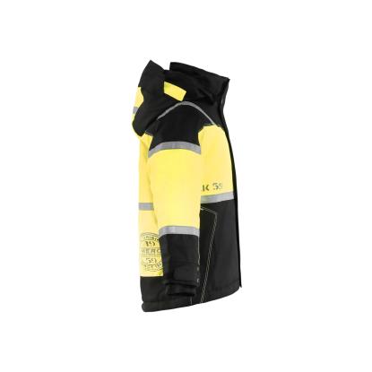 Blåkläder 4858 børne vinterjakke, sort/hi-vis gul