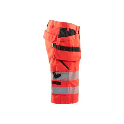 Blåkläder 1586 high vis shorts med stretch, hi-vis rød