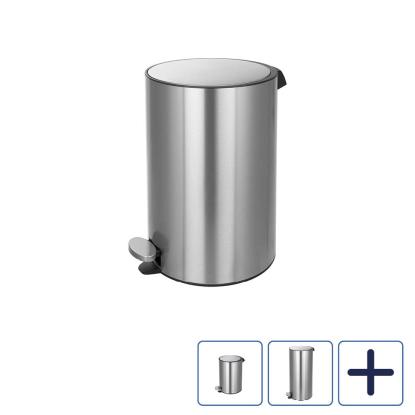 Steel-Function Como affaldsspand, rustfrit stål