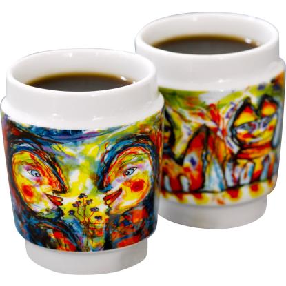 Steel-Function kunstkopper, Happy Fox, porcelæn - 250 ml