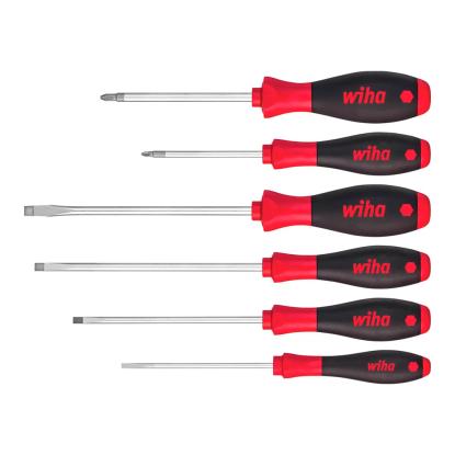 Wiha SoftFinish skruetrækkersæt, LK/PZ - 6 dele