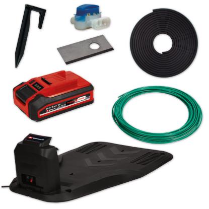 Einhell FREELEXO CAM 500 robotplæneklipper med batteri og ladestation, 500 m²