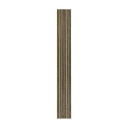 I-Wood Basic Original akustikpanel, sort olieret, brun filt og sort kerne, egefiner, 17 x 300 mm 