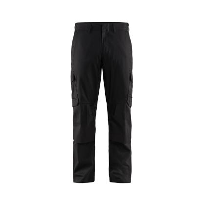 Blåkläder 1448 industri buks med knælommer stretch, sort/mørk grå