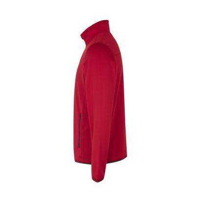 ID 0840 cardigan med stretch, komfort, rød